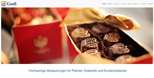 Homepage Gauß Verpackungen