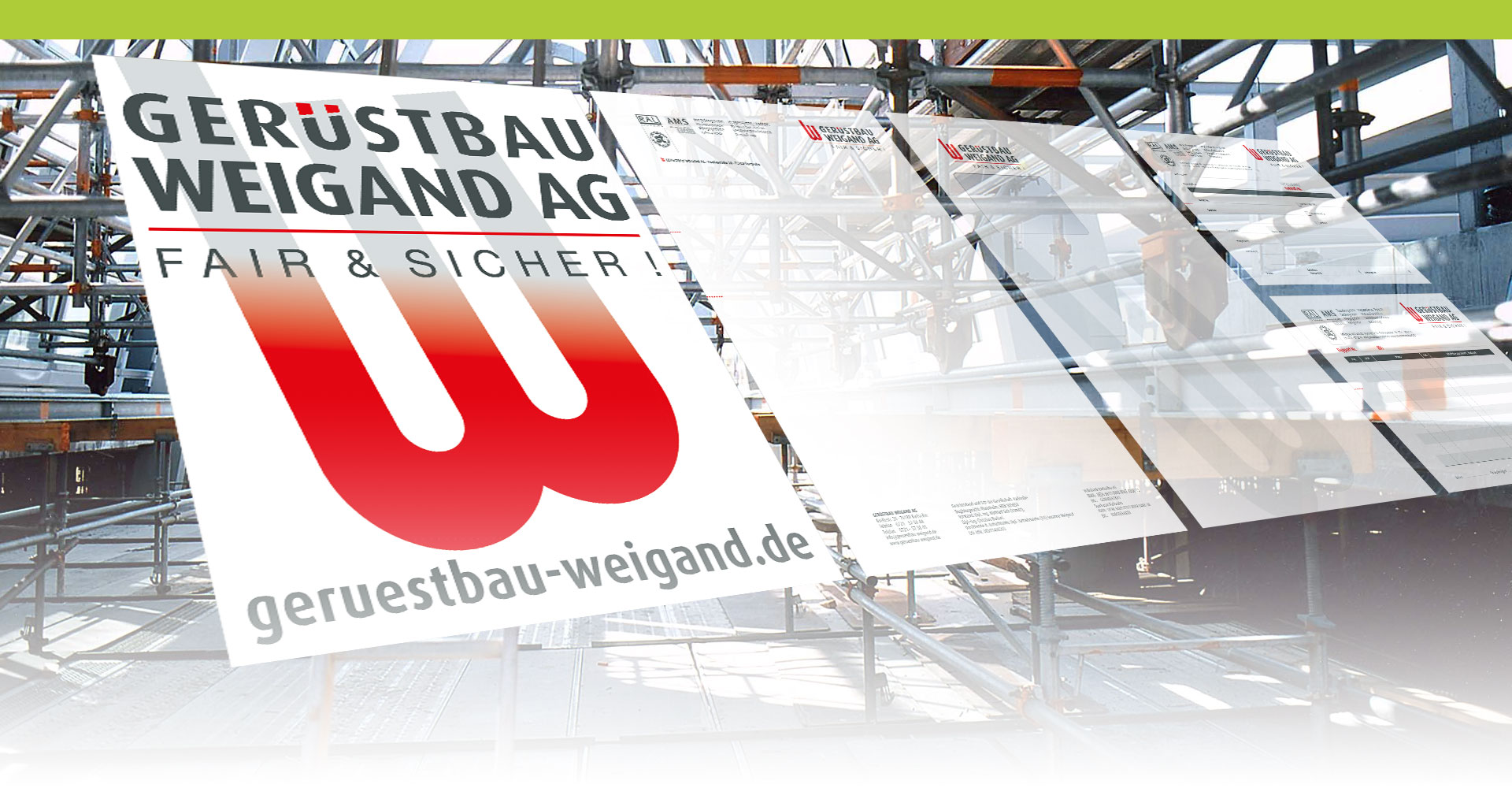Header Weigand Gerüstbau, Karlsruhe